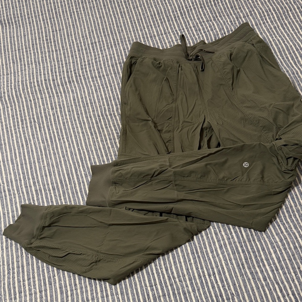 lululemon athletica Olive Track Pants